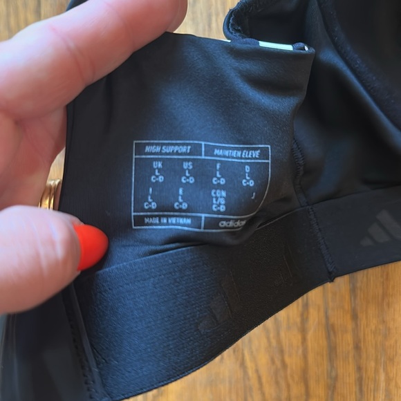 Adidas Black Sports Bra - Picture 4 of 5